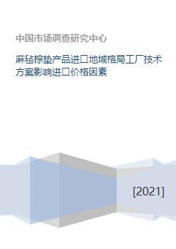 麻氈棕墊進口市場格局、技術方案與價格影響因素分析